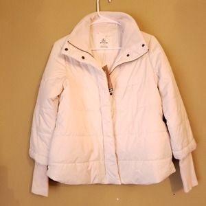 NWT Prana Lily Puffer White Coat Size XS